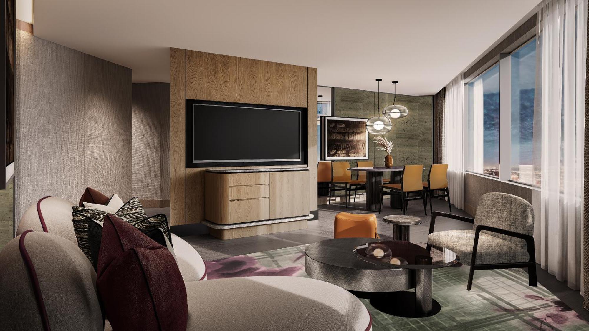 Jw Marriott Auckland Otel Dış mekan fotoğraf A suite at the Mandarin Oriental, Munich